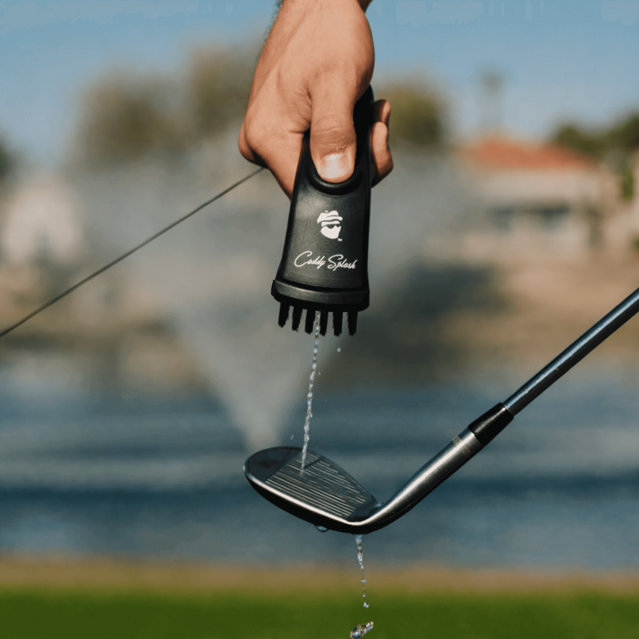Caddy Splash Apparel & Accessories 1 Brush Golf Club Water Brush Pro Cleaner - Black