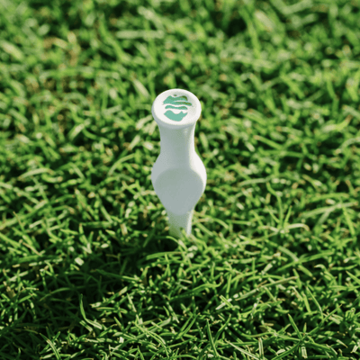 Caddy Splash Apparel & Accessories 1 Pack (4 Tees) 3'' Divot Tee – White – Step Up Golf Tee & Divot Repair Tool