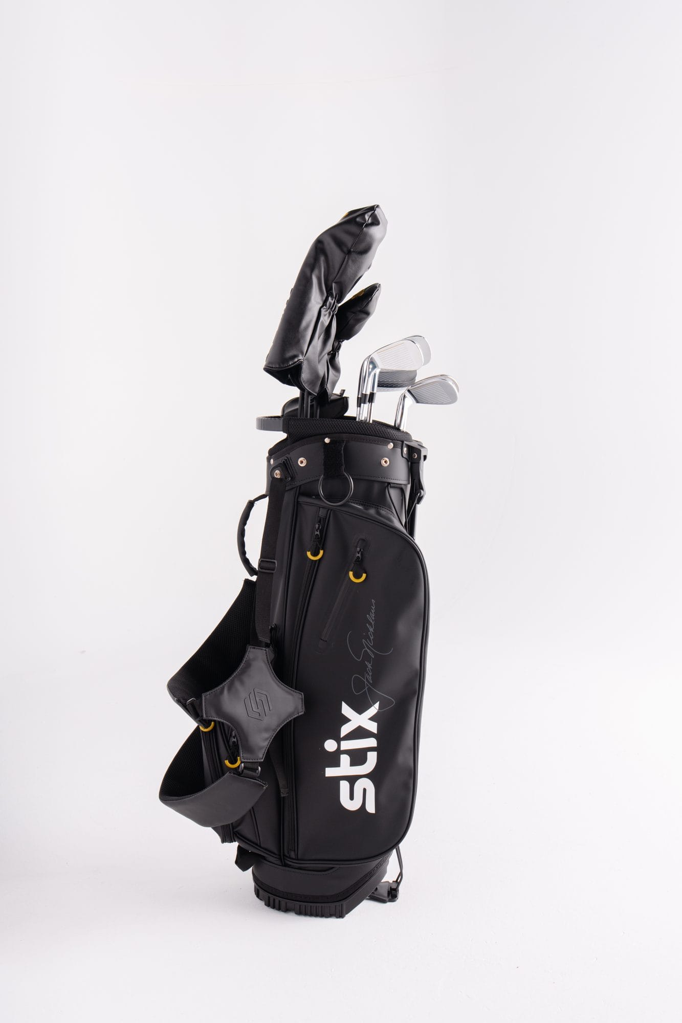A Stix Nicklaus Essentials set in the Stix stand bag — the $699 entry-tier complete set.