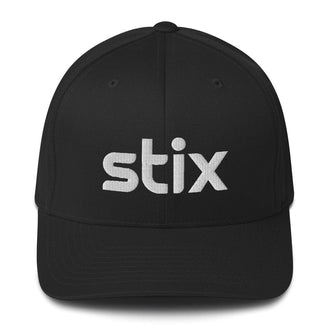 Printful Apparel Black / S/M Fitted Stix Hat - FlexFit