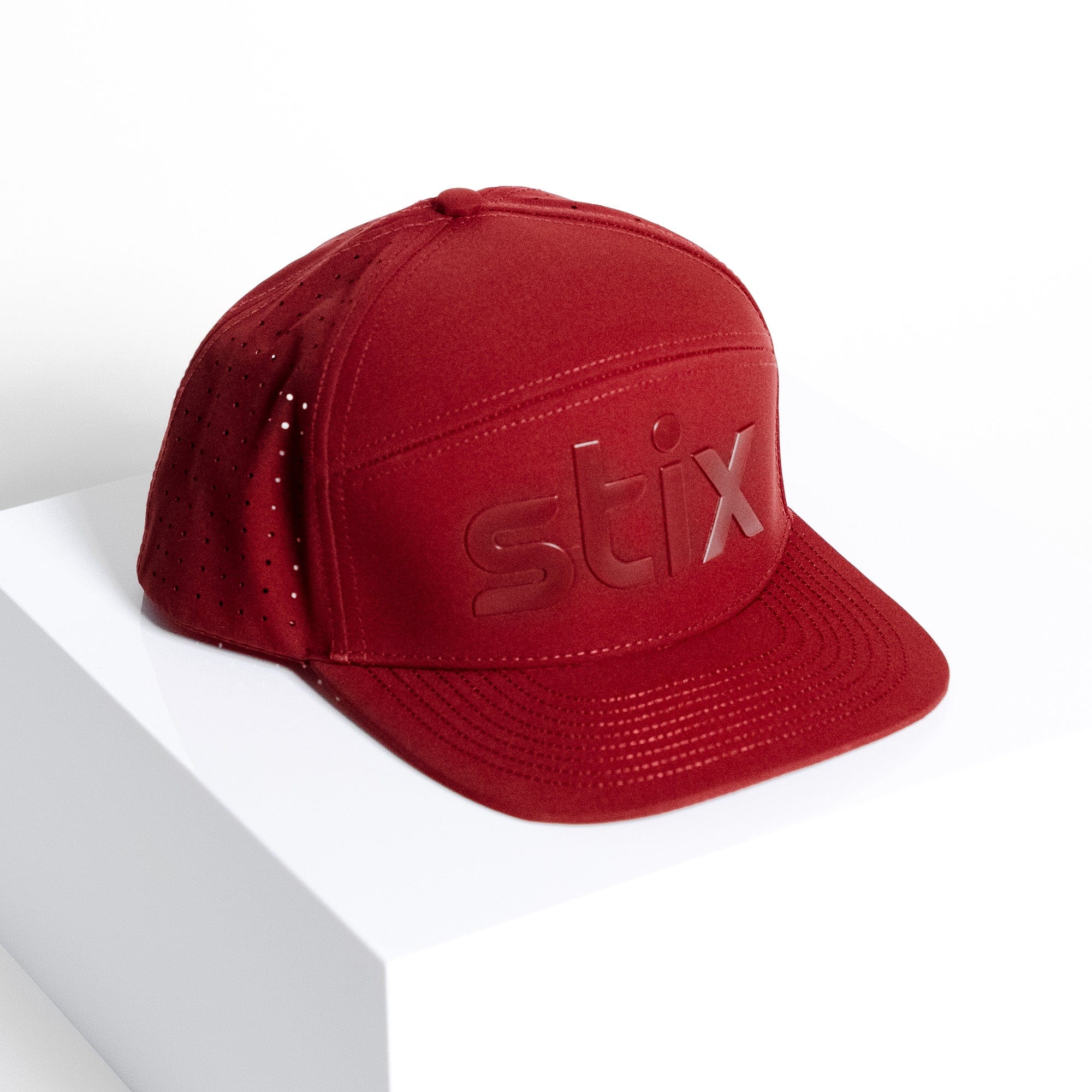 Stix Golf Apparel Burgundy Performance 6-Panel Hat - Stix