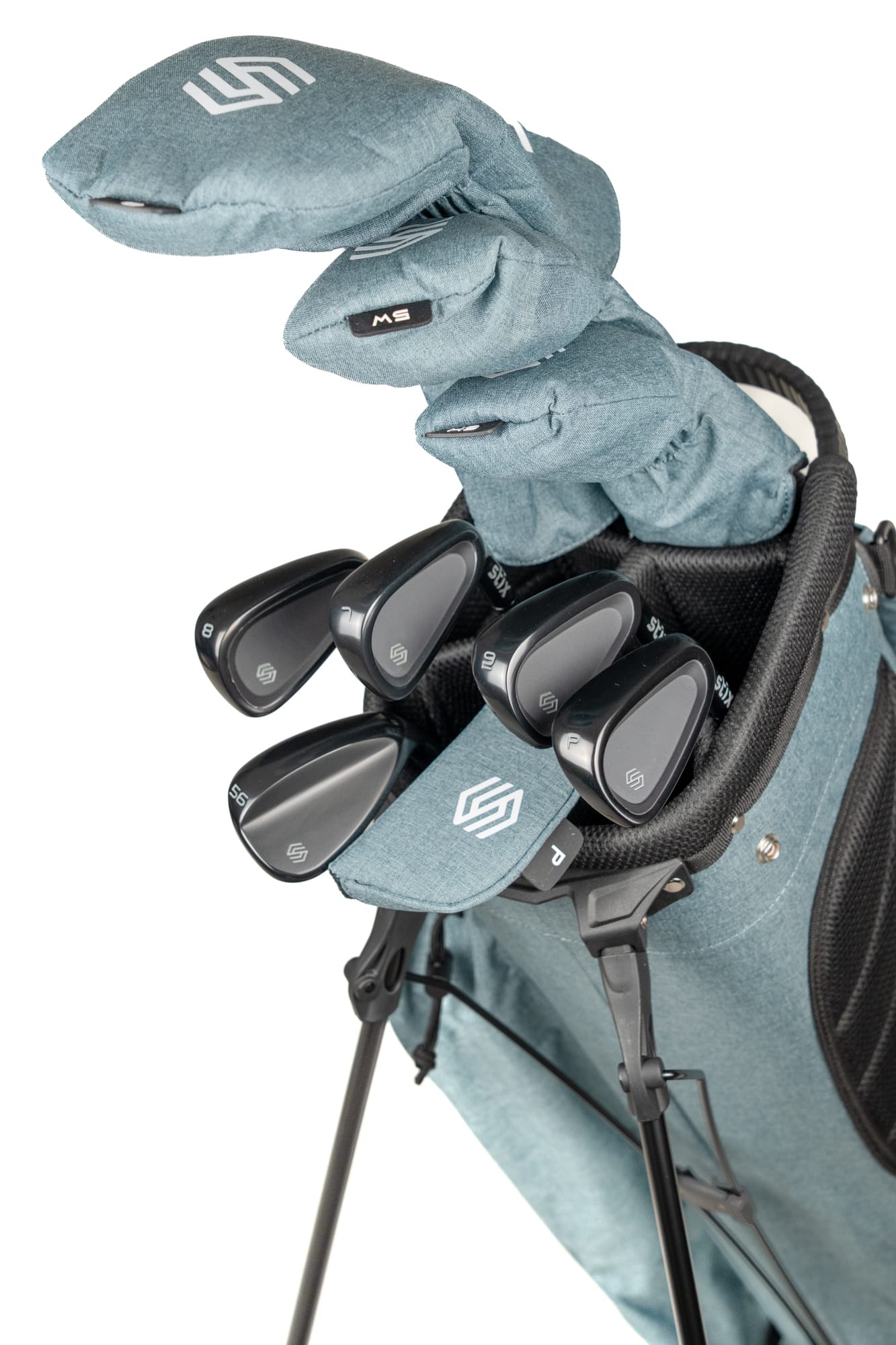 Stix Golf Clubs Right / Ladies / Standard Women's 9 Club Set - Sage Green Bag