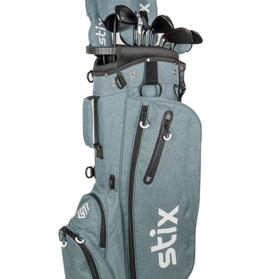 Stix Golf Clubs Right / Ladies / Standard Women's 9 Club Set - Sage Green Bag