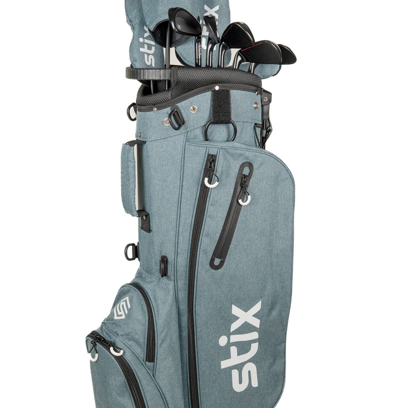 Stix Golf Clubs Right / Ladies / Standard Women's 9 Club Set - Sage Green Bag