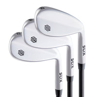 Stix Golf Co. Clubs Right / Stiff / Standard Copy of Wedge Set (52°, 56°, 60°) - Silver