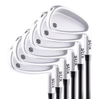 Stix Golf Co. Clubs Right / Stiff / Standard Lightly Used Iron Set (5 - PW) - Silver