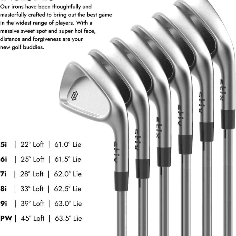 Stix Golf Co. Clubs Silver Iron Set