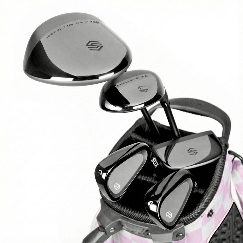 Stix Golf Junior 5-Club Golf Set Pink/White Bag