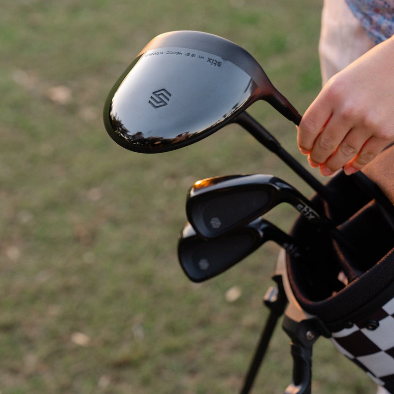 Stix Golf Junior Golf Set (5-Club Set) Black/White Bag