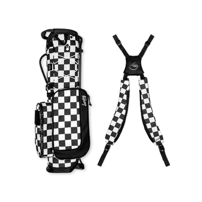 Sunday Golf Golf Bag Sunday Golf Junior Bag Black/White Checker