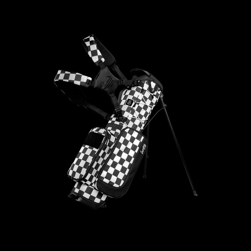 Sunday Golf Golf Bag Sunday Golf Junior Bag Black/White Checker